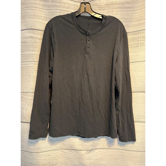 Lululemon Mens Soft Long Sleeve Henley Shirt - Picture 1 of 3